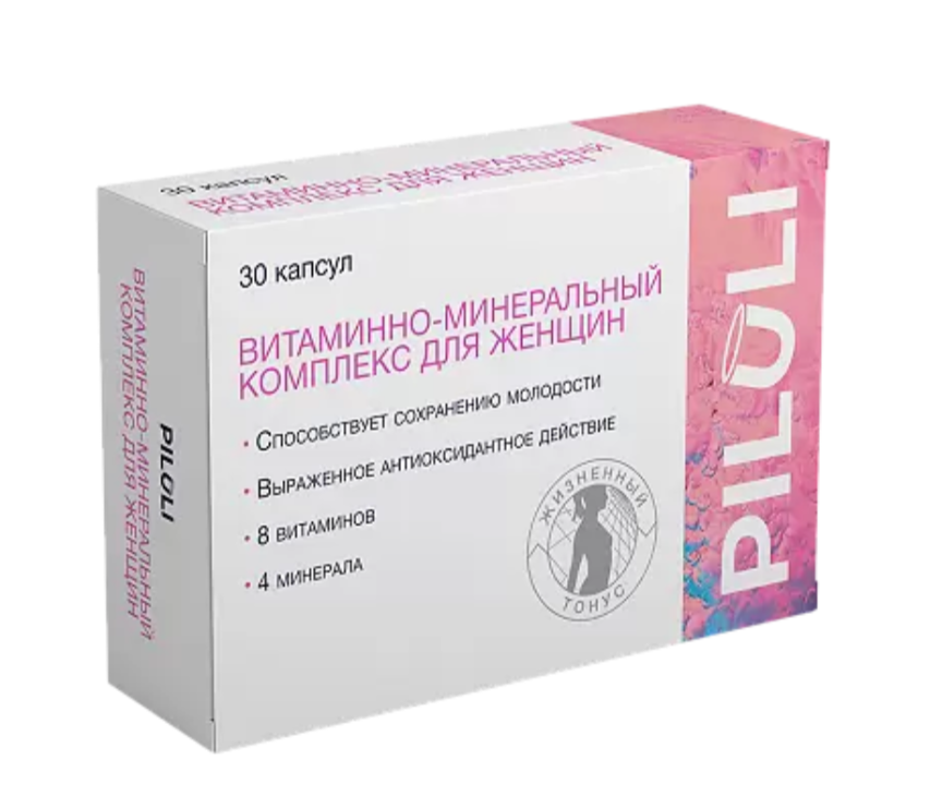 фото упаковки Piluli Витаминно-минеральный комплекс для женщин