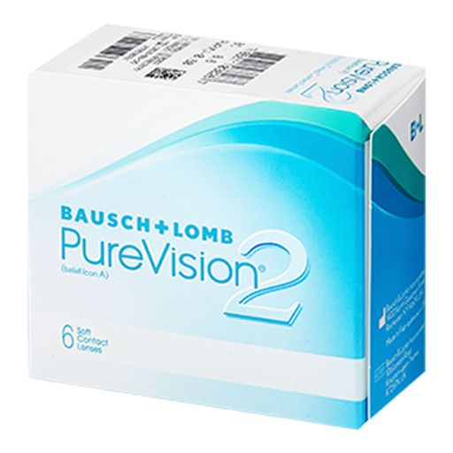 Bausch&Lomb PureVision 2 Контактные линзы плановой замены, BC=8.6 d=14.0, D(-3.00), 6 шт.